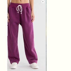 Free People Movement Final Call Sweatpants | Mulberry | XS NWT